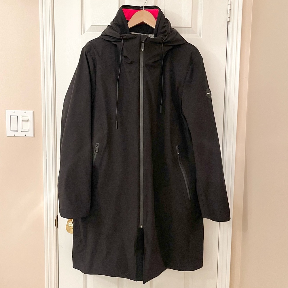 Navigare Orizzonte Down Coat Stowaway Hood Storm Zip Black XXXL